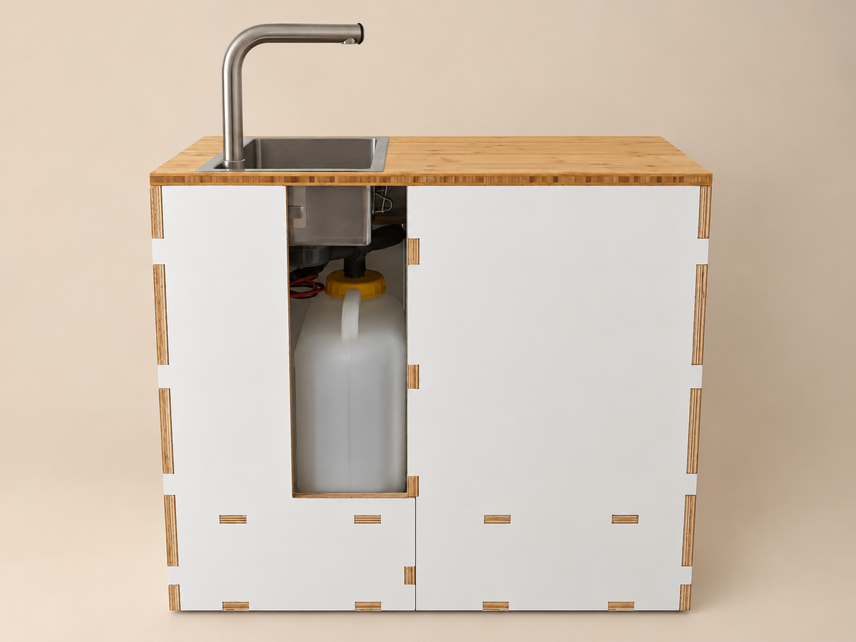 Lightweight camper kitchen