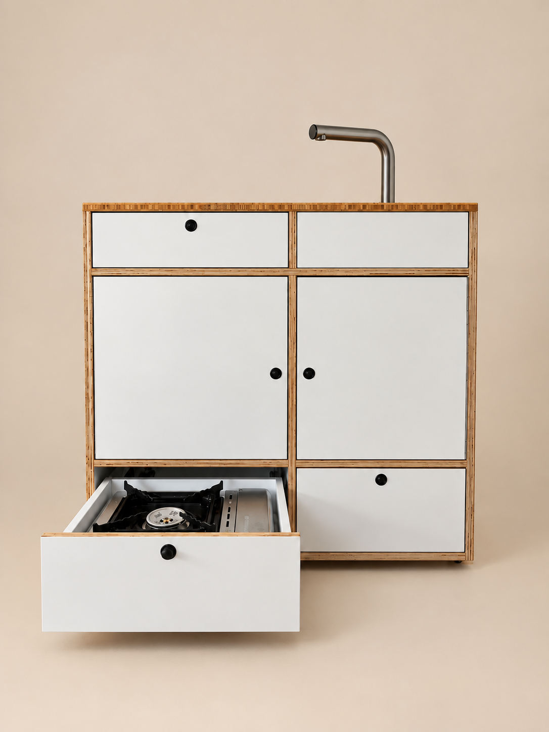 Lightweight camper kitchen