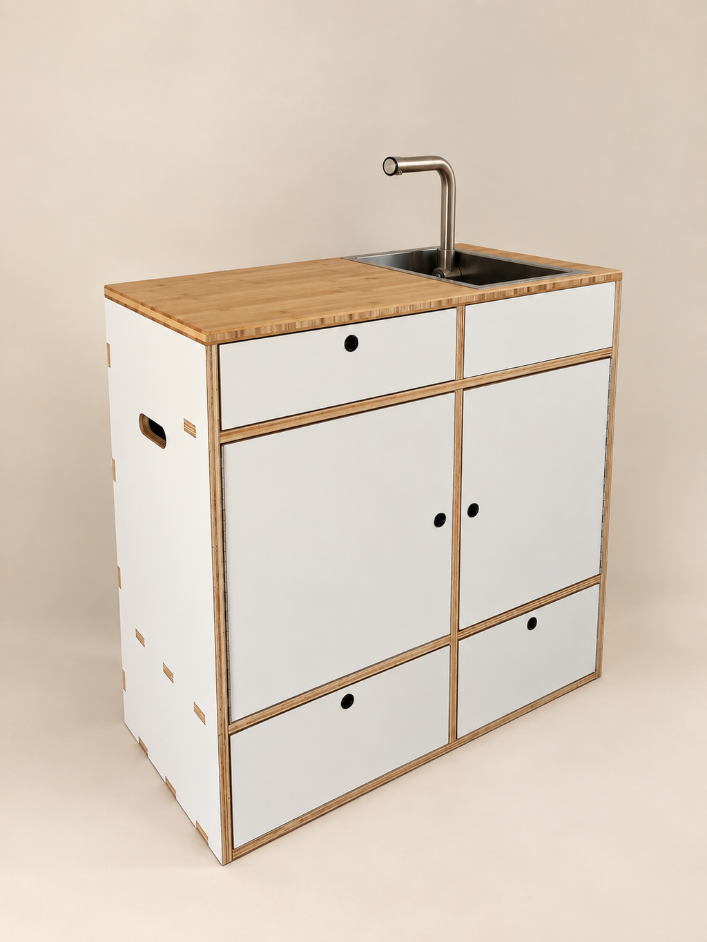 Lightweight camper kitchen